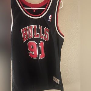 Chicago Bulls Jersey #91 RODMAN Mitchell & Ness Jersey